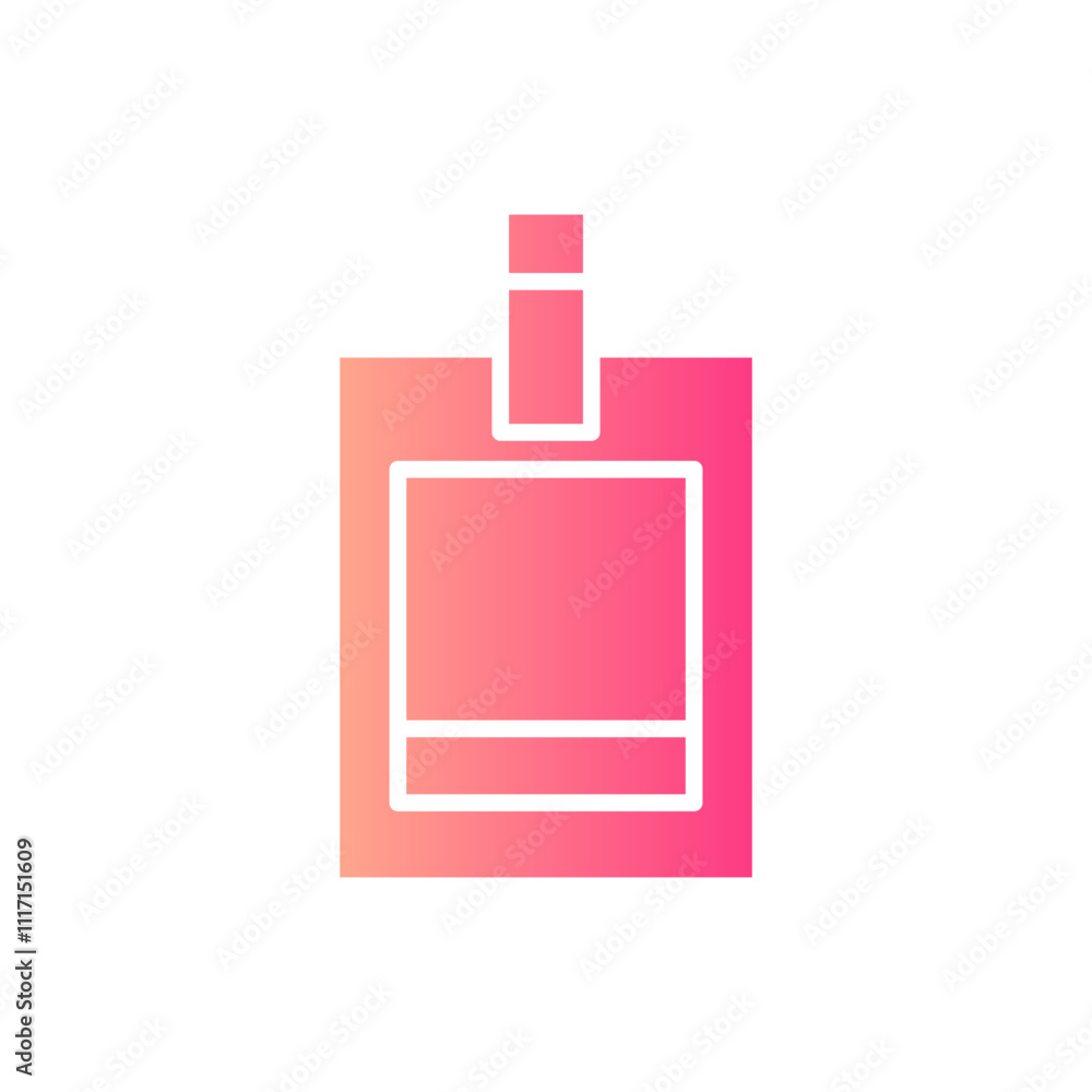Obraz premium pass gradient icon