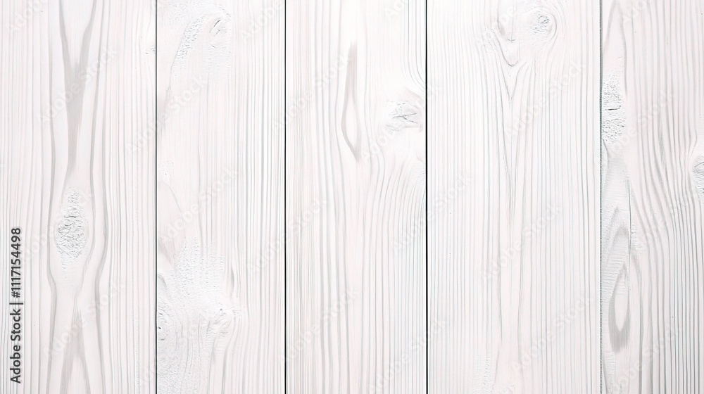 Obraz premium Seamless White Wood Texture with Light Ash Grain for Design Use