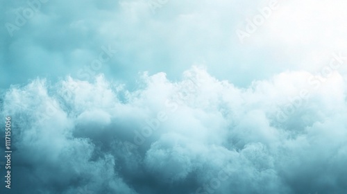 Serene Soft Sky Gradient with Gentle Transition of Clouds