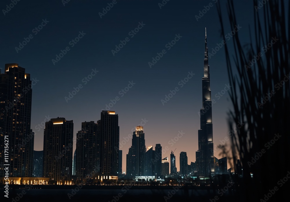 Obraz premium city skyline 