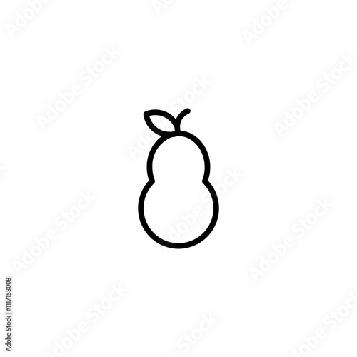 pear line icon