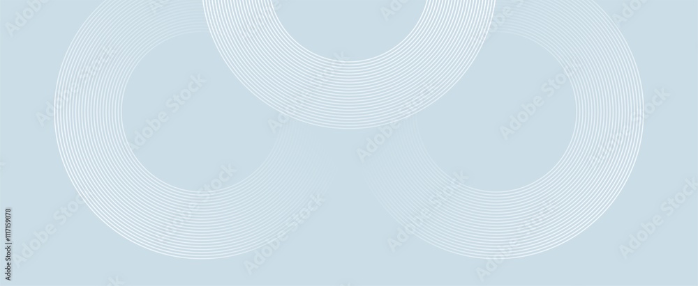 Modern abstract background. Glossy white gradient circle lines. Minimal geometric pattern. Simple graphic elements. Futuristic concept. Suitable for Modern abstract background. Glossy white gradient circle lines. Minimal geometric pattern. Simple graphic elements. Futuristic concept. Suitable for