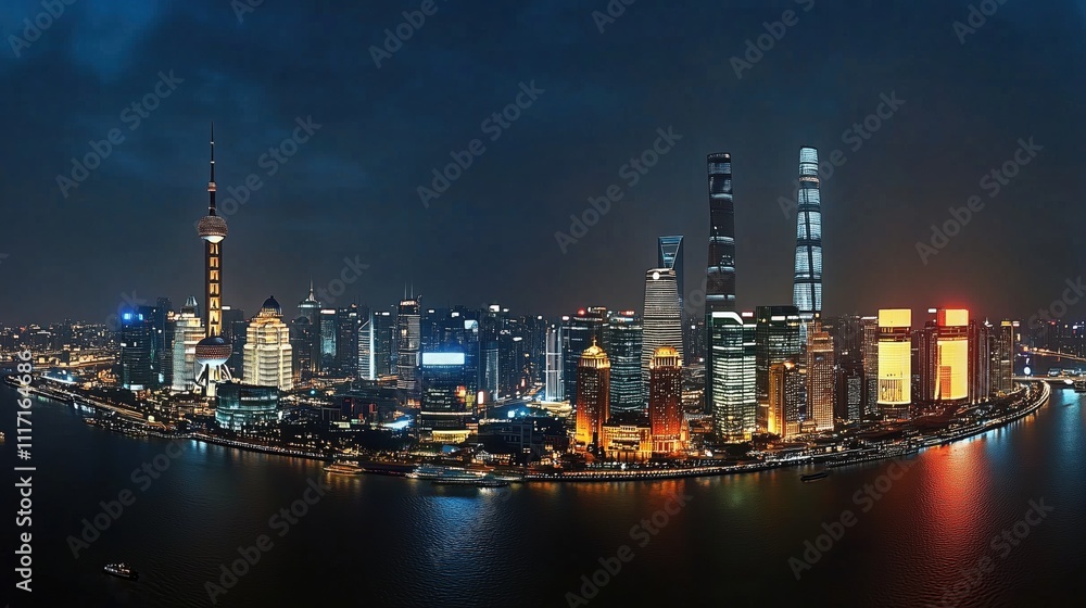 Obraz premium city skyline 