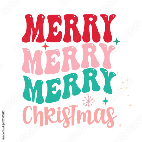 Merry chrismas T-shirt design