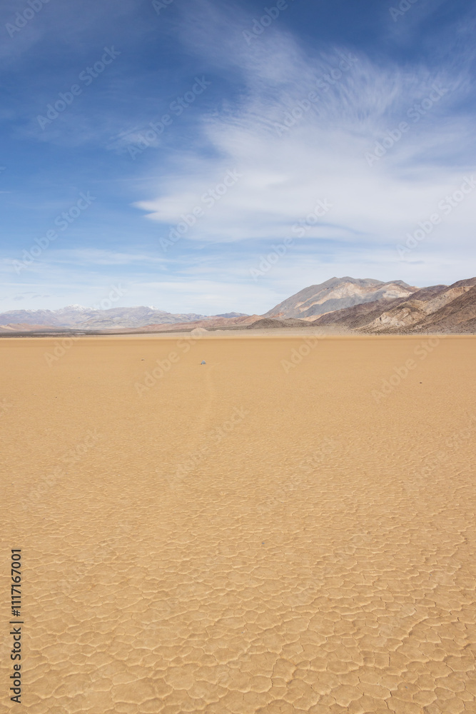 Rocks in the dry lake bed at The Racetrack at Death Valley National Park, California
Rocks in the dry lake bed at The Racetrack at Death Valley National Park, California