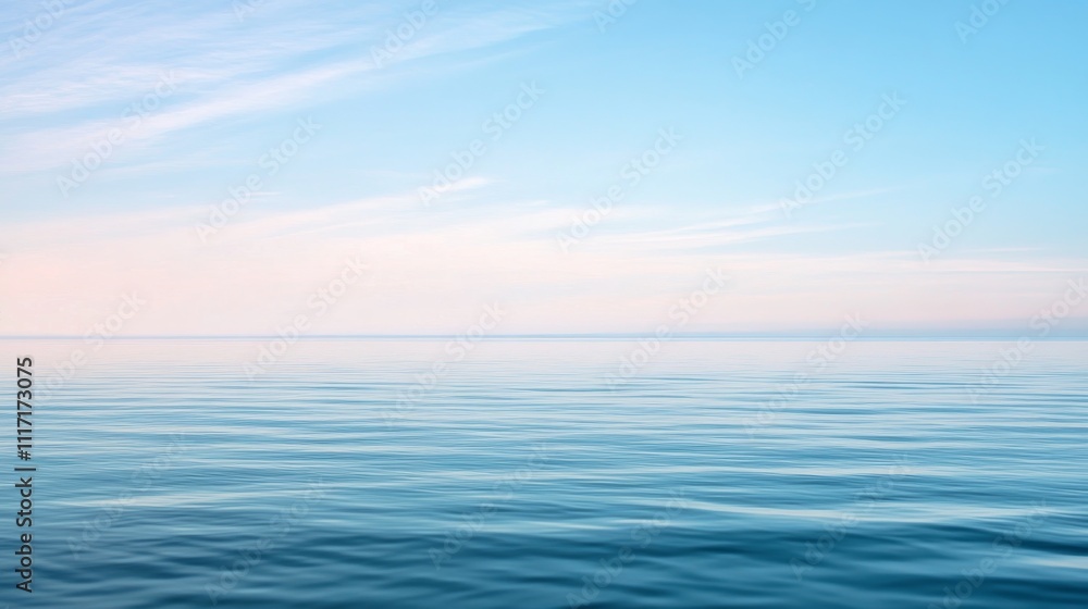 Serene ocean view under a clear blue sky. Serene ocean view under a clear blue sky.