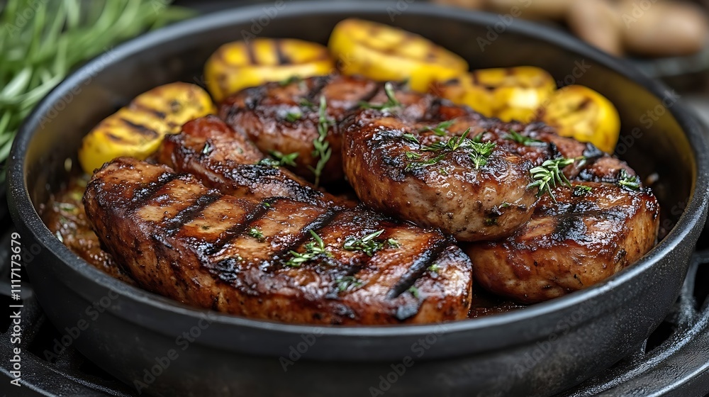 Grilled Pork Chops with Grilled Yellow Squash Grilled Pork Chops with Grilled Yellow Squash