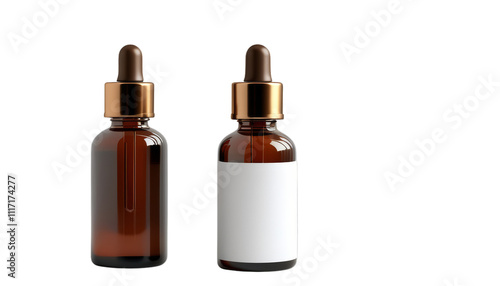 Amber Glass Dropper Bottles for Essential Oils and Serums