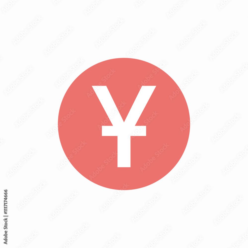 chinese yuan currency symbol icon sign vector chinese yuan currency symbol icon sign vector