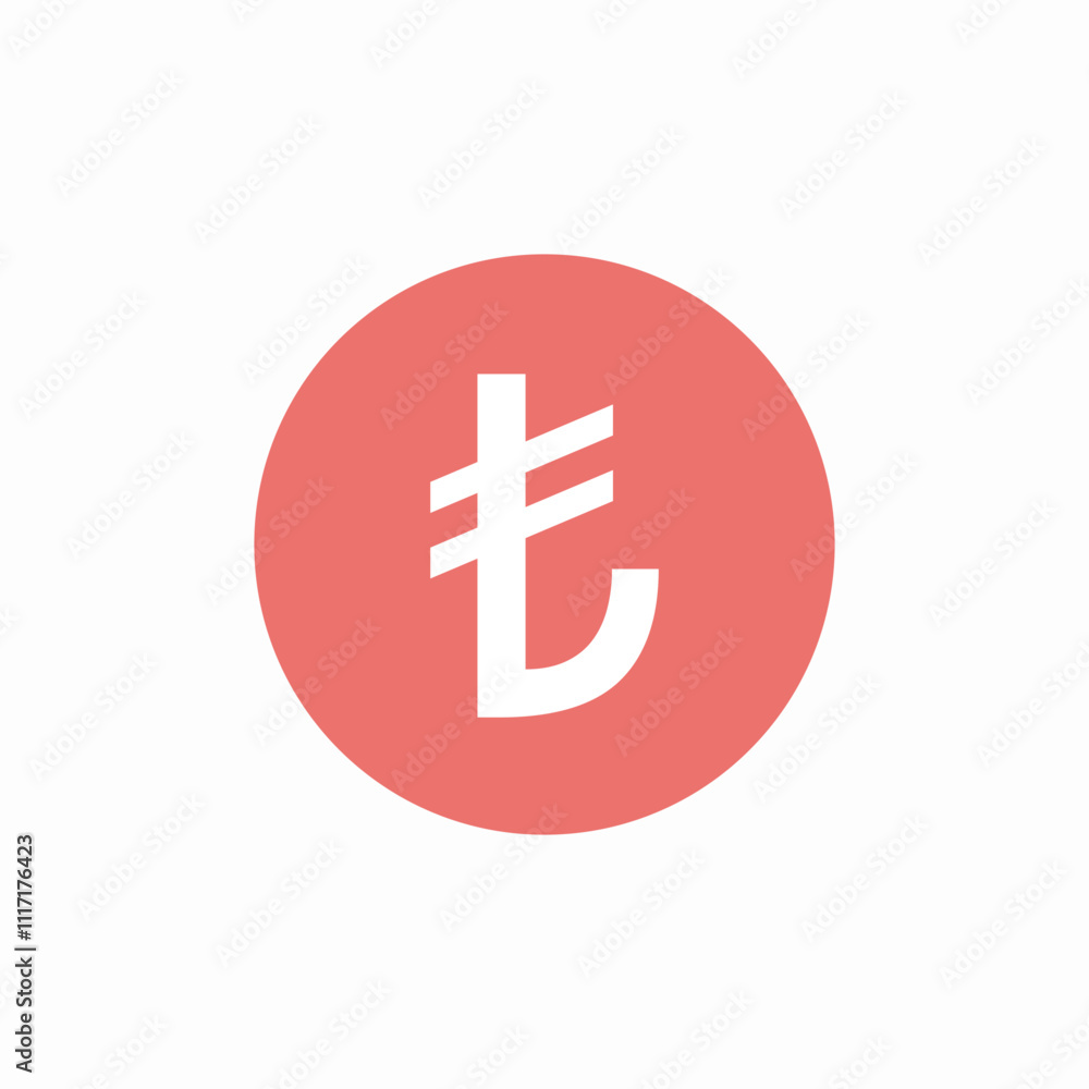 turkish lira currency symbol icon sign vector turkish lira currency symbol icon sign vector