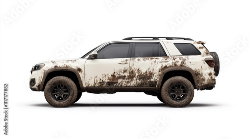 Mud Splattered SUV  Off Road Vehicle   x   Dirty Car