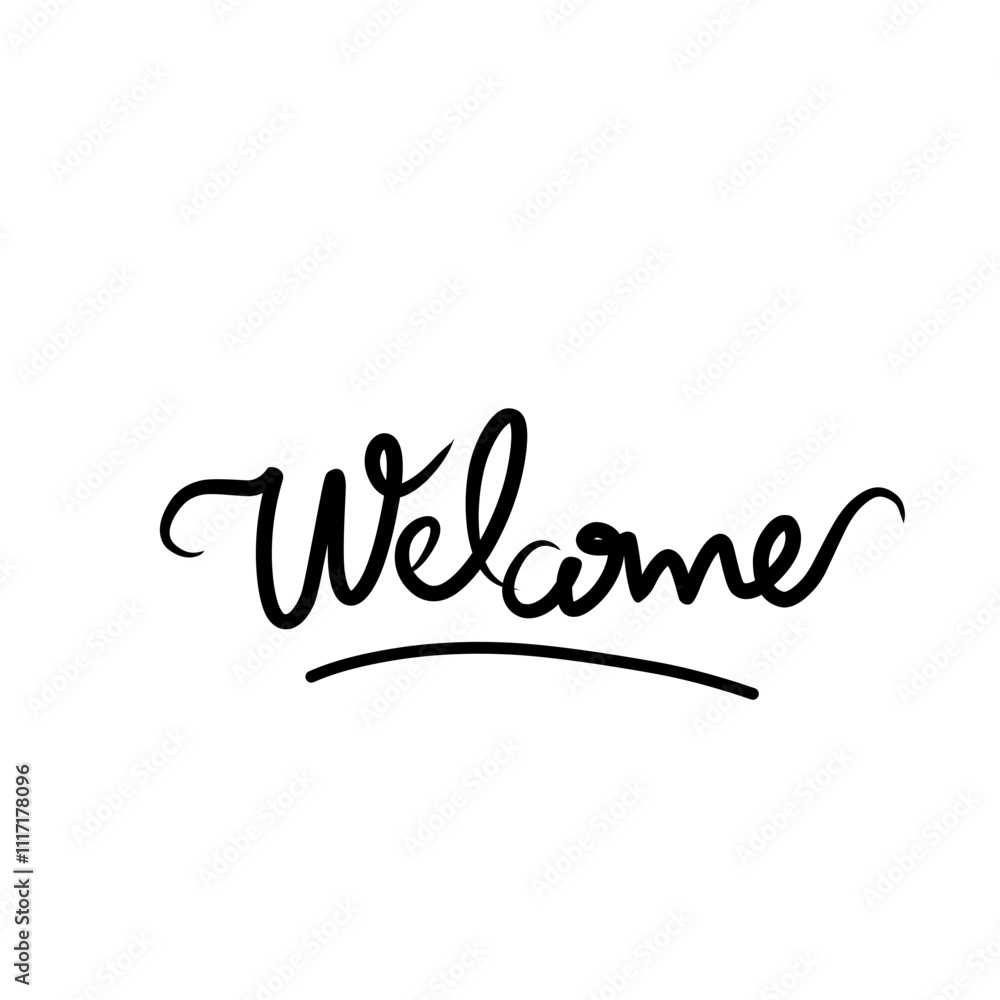 welcome lettering illustration welcome lettering illustration