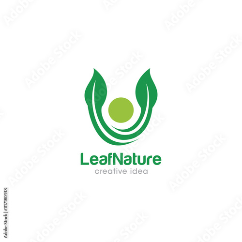 Leaf Creative Concept Logo Design Template photo