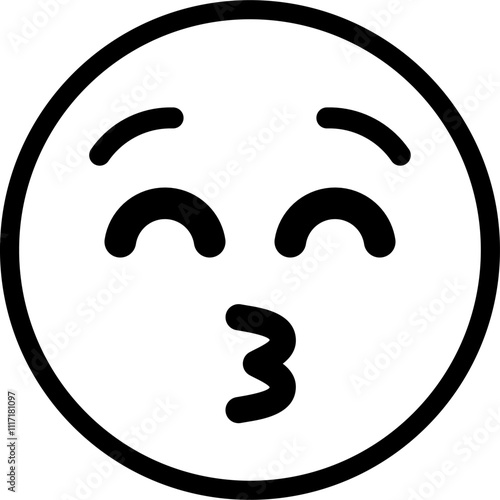 happy expression emoticon vector. symbol, illustration, sign