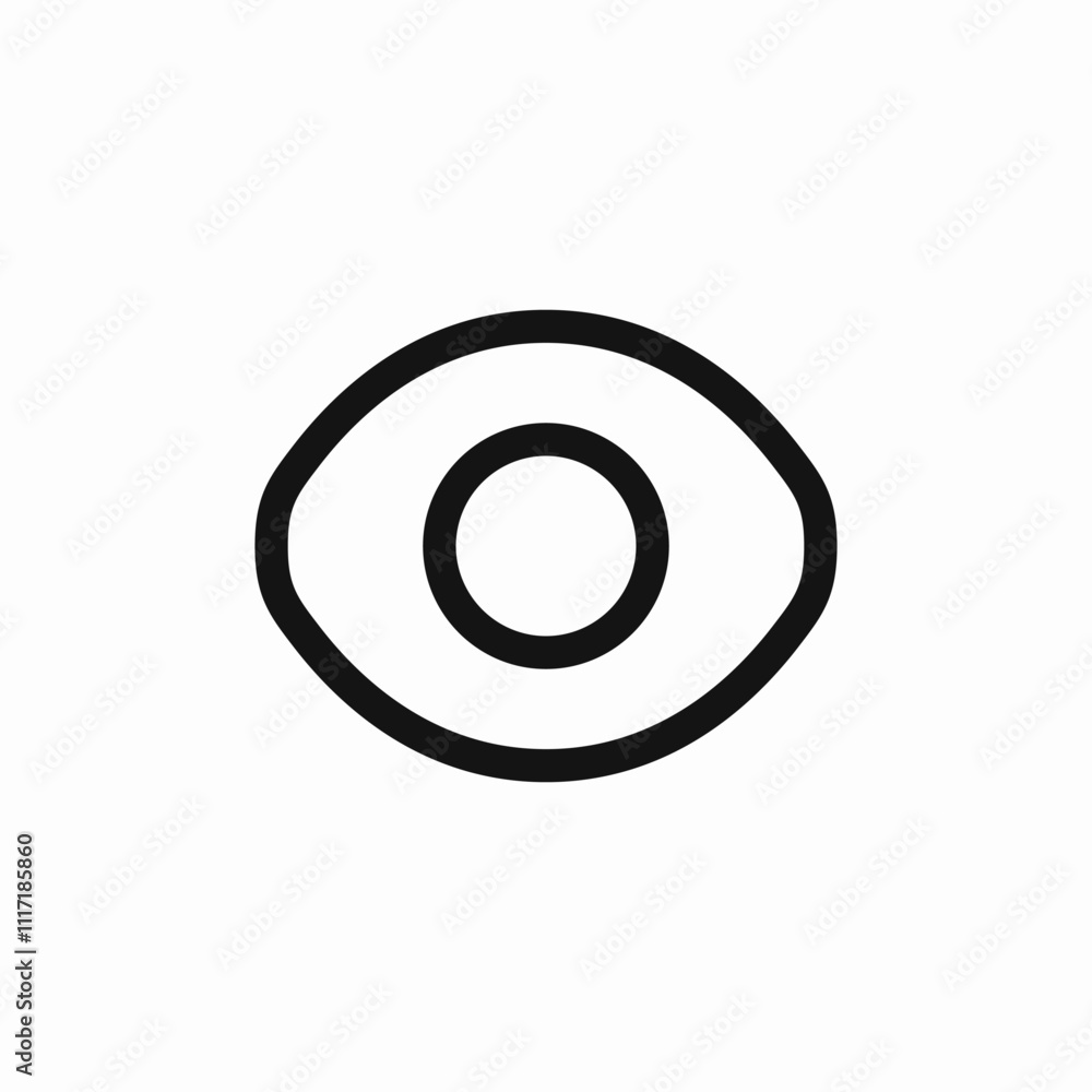 eye view visible icon sign vector eye view visible icon sign vector