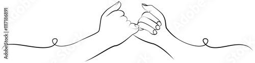illustration of hands holding hands