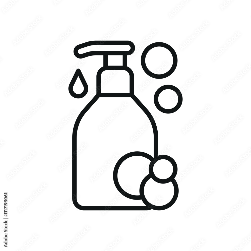 Liquid soap icon features clean lines and elegance, enhancing any digital concept. Liquid soap icon features clean lines and elegance, enhancing any digital concept.