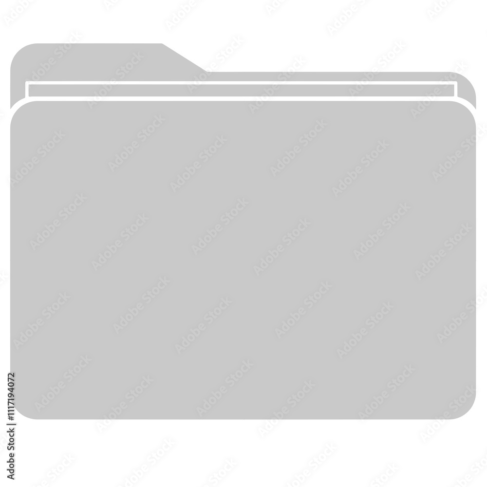 gray silhouette folder icon gray silhouette folder icon