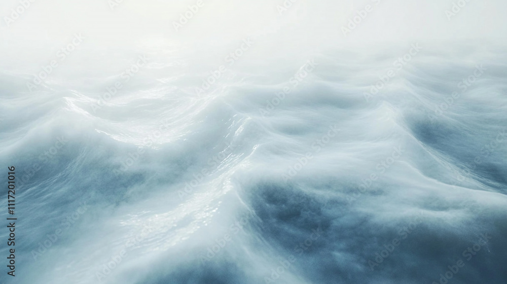 Fototapeta premium Serene Blue Water Waves Abstract Texture Background