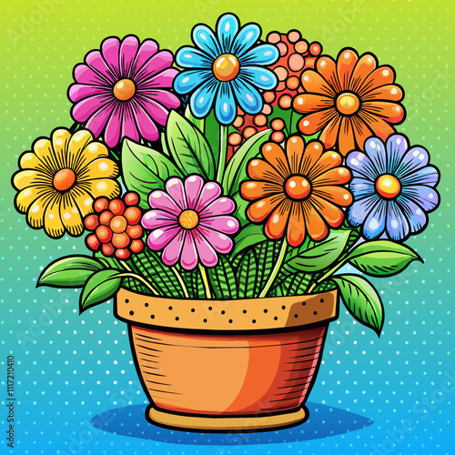 flower in a pot