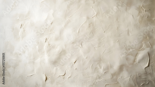 A wall with a white background and a few white lines. The wall is made of plaster and has a rough texture