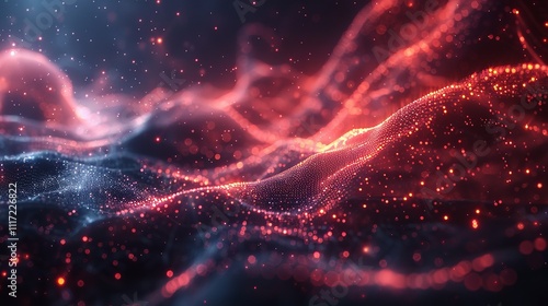 Abstract digital data background. Art can be used in the description of network abilities.