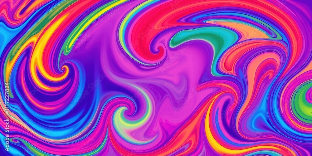 Vibrant swirls of color in a simple, clean design, trendy, texture, backdrop Vibrant swirls of color in a simple, clean design, trendy, texture, backdrop