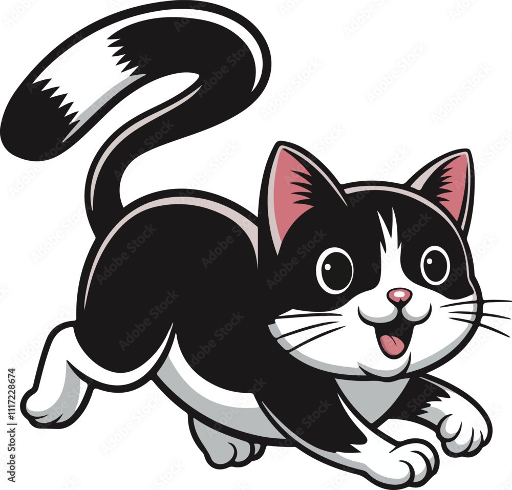 Cute Logo Cat Vector Design Cute Logo Cat Vector Design