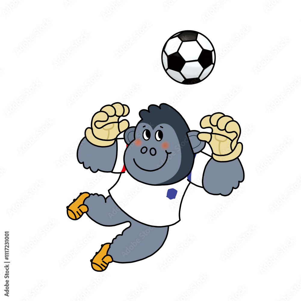 Obraz premium soccer ball cartoon