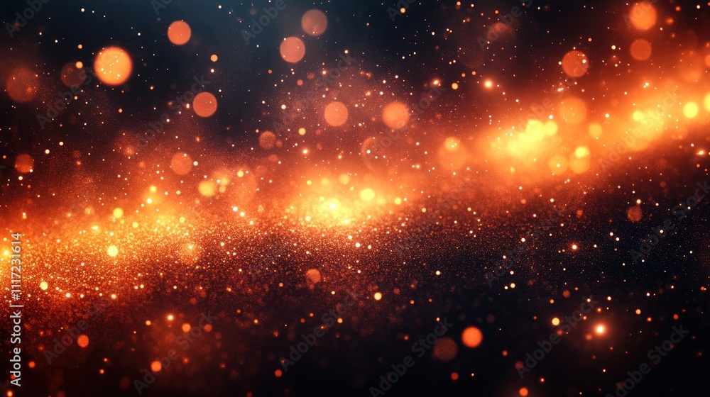 Abstract image of glowing particles resembling a cosmic scene. Abstract image of glowing particles resembling a cosmic scene.