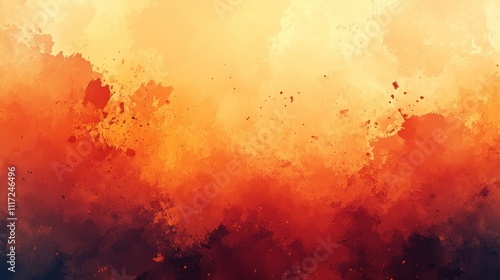 A vibrant abstract background featuring warm hues of orange and yellow blending seamlessly.