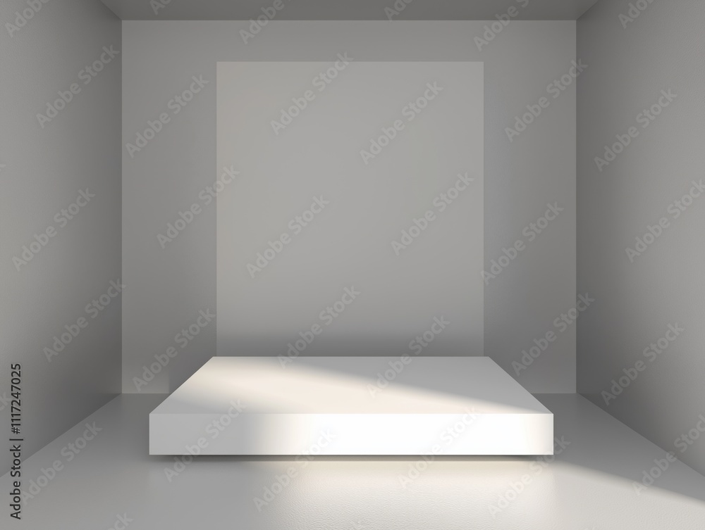 Obraz premium empty room with spotlights 