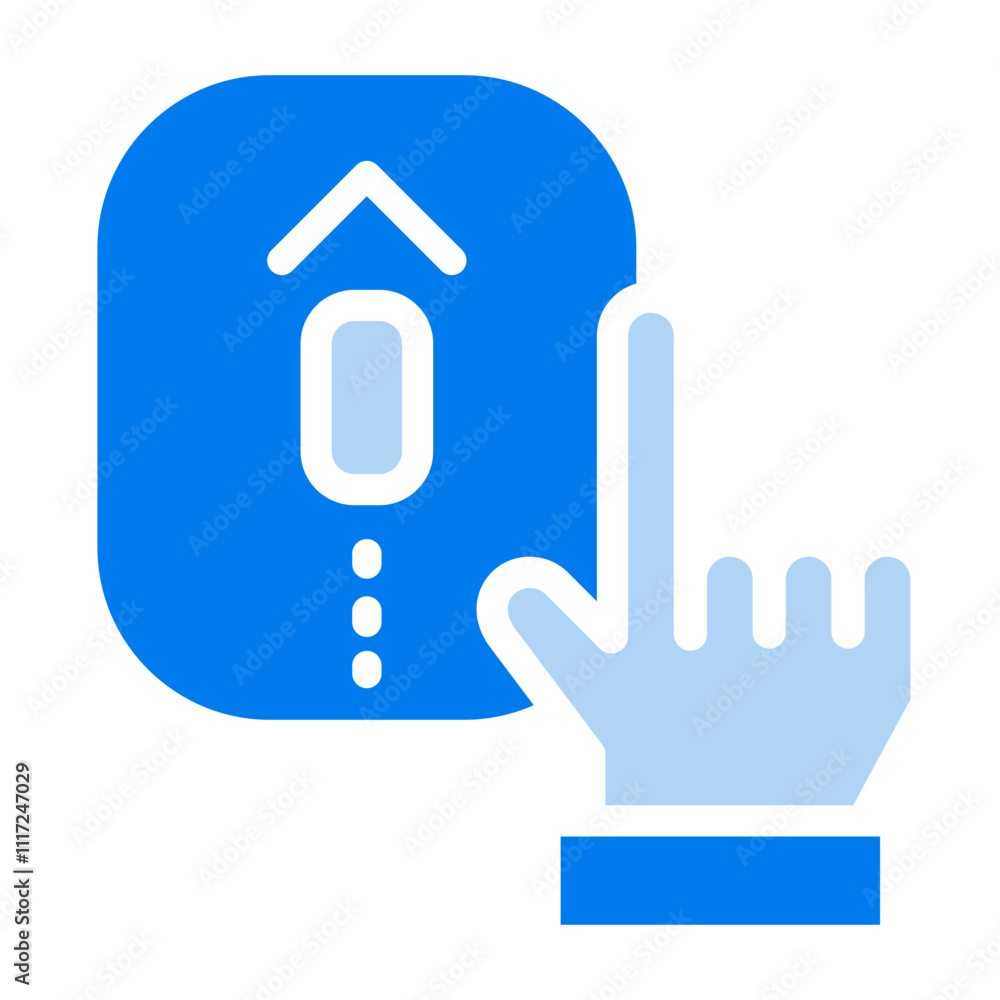 Fototapeta premium Scroll Up Icon