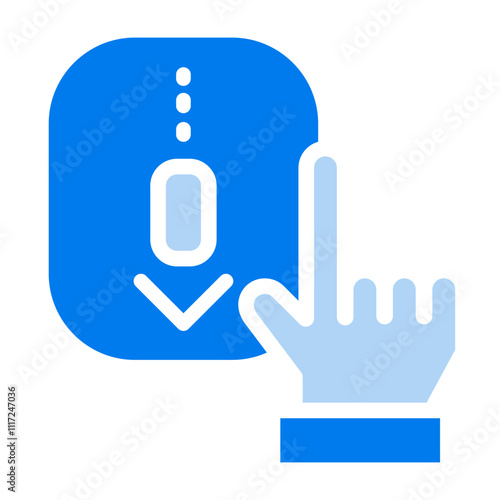 Scroll Down Icon