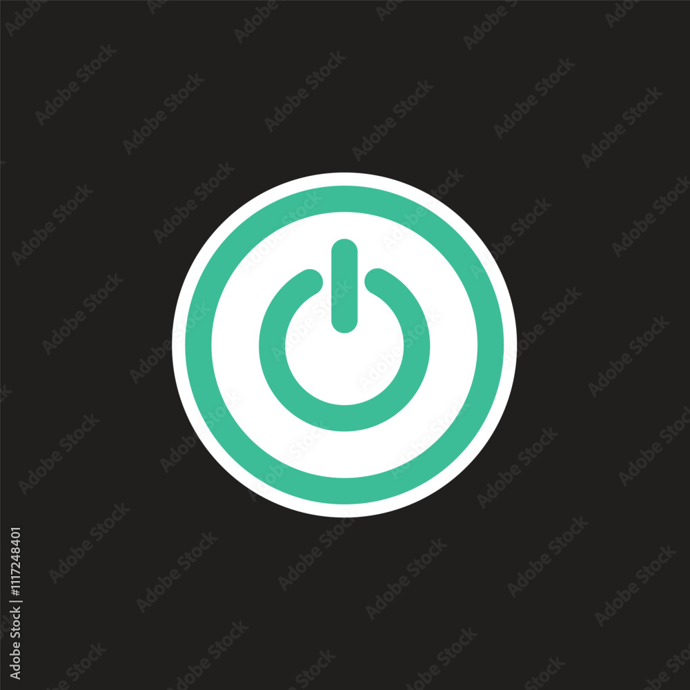 Energy & Ecology Icons_Ecology Icon. Power button icon. Energy & Ecology Icons_Ecology Icon. Power button icon.