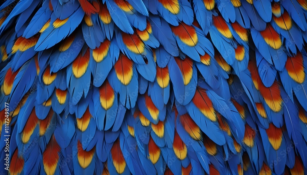 Fototapeta premium Clear Plain Shiny Warm Soft Vintage Bokeh Cloudy Wave Like Geometric Blue Background or Texture