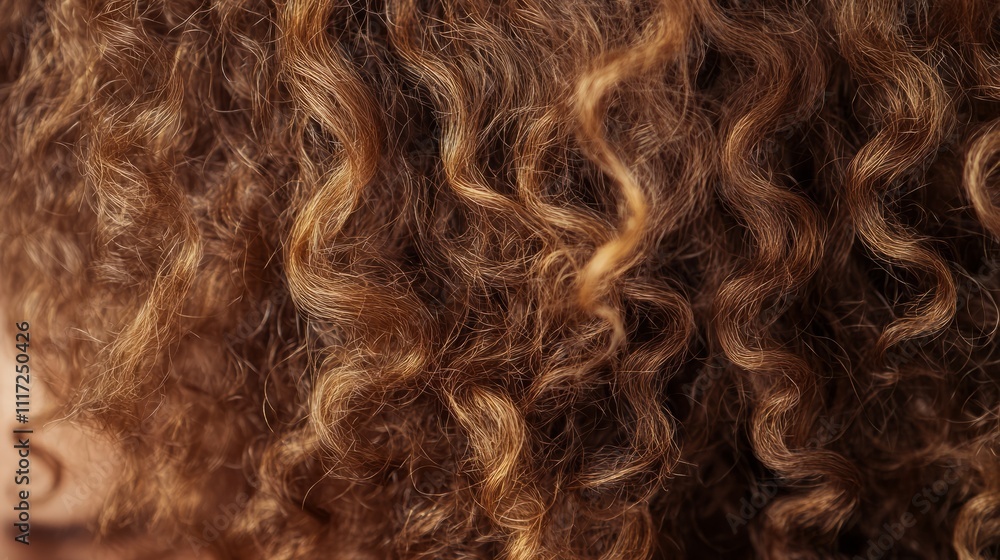 Naklejka premium close-up girl hair