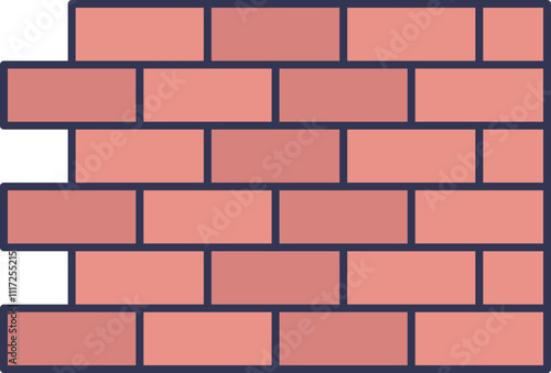 Illustration of a brick wall symbolizing strength and stability.