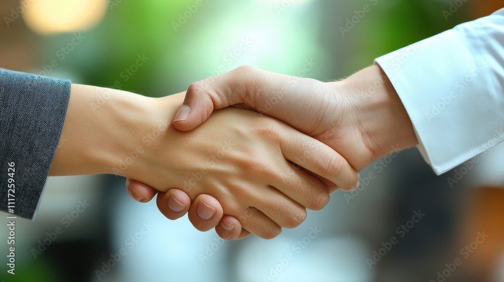 close up of handshake in professional setting close up of handshake in professional setting