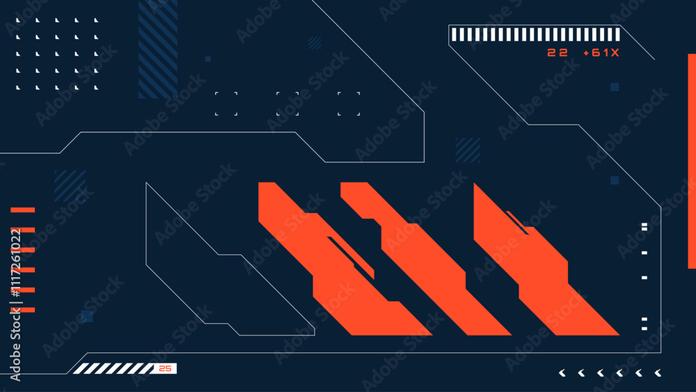 Naklejka premium Retro futuristic cyberpunk background vector design