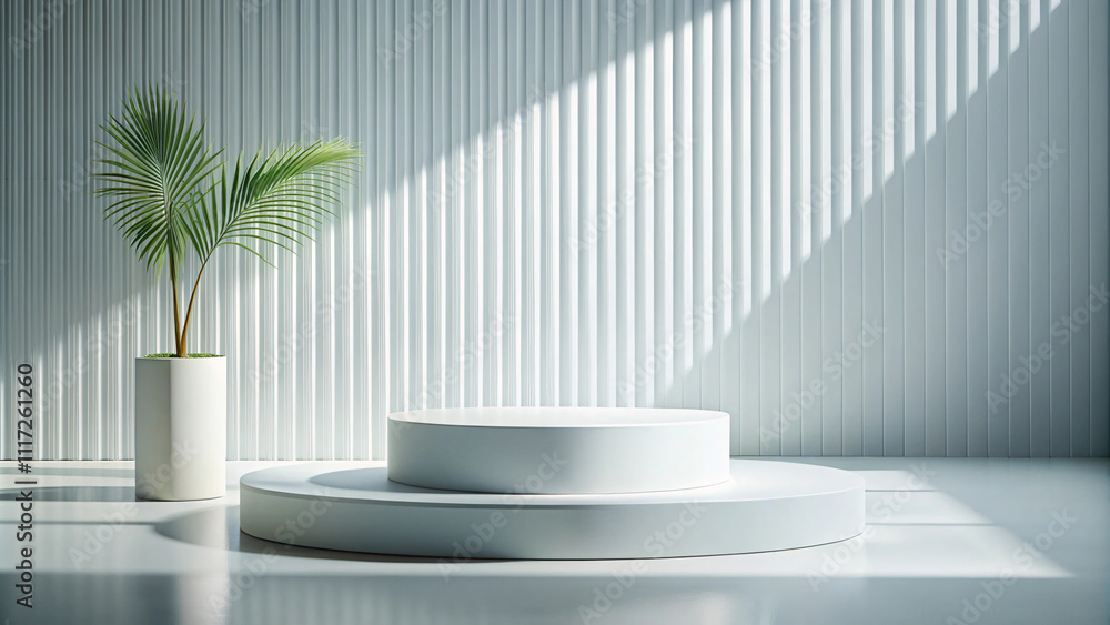 Minimalist Product Display with Light and Shadows Minimalist Product Display with Light and Shadows