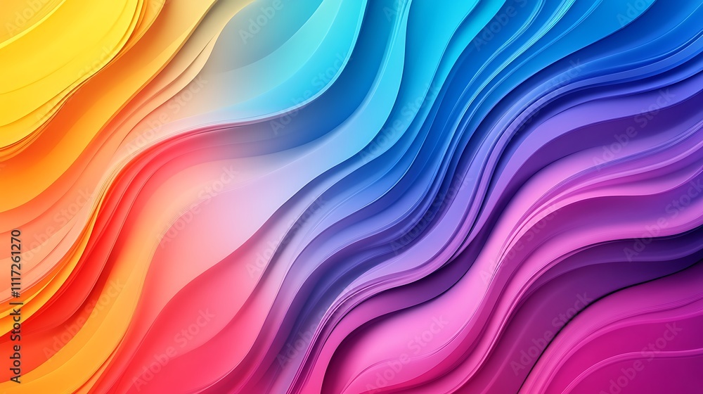 Abstract background Vibrant Multicolor Gradient with Smooth Transitions Abstract background Vibrant Multicolor Gradient with Smooth Transitions