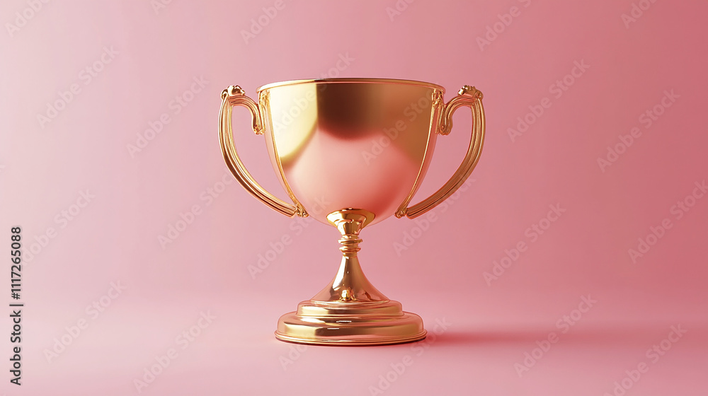 gold trophy cup 3d render icon gold trophy cup 3d render icon