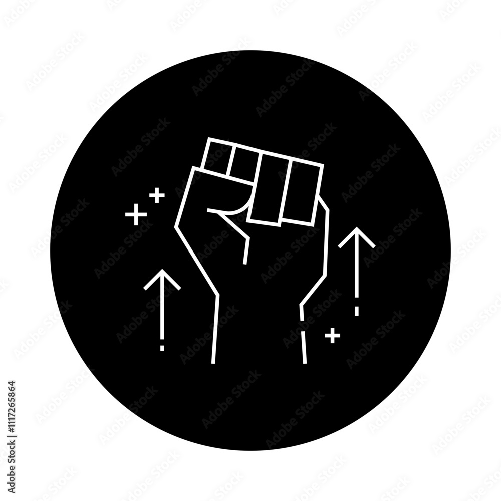 Resilience in Digital Work – Fist Representing Strength and Adaptability Resilience in Digital Work – Fist Representing Strength and Adaptability