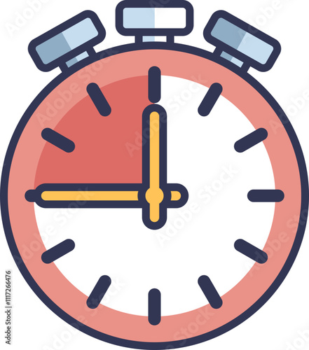 Illustration of a stopwatch symbolizing urgency and time running out.