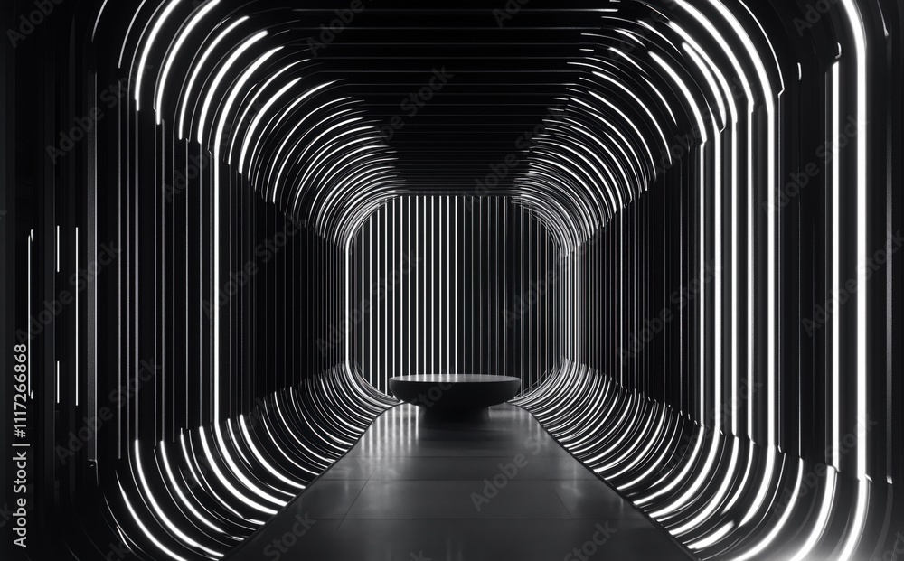 Fototapeta premium abstract light tunnel 