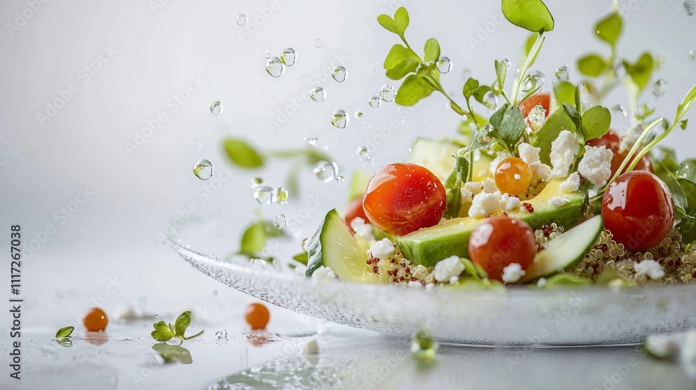 Refreshing Quinoa Salad with Avocado Tomatoes Herbs Refreshing Quinoa Salad with Avocado Tomatoes Herbs