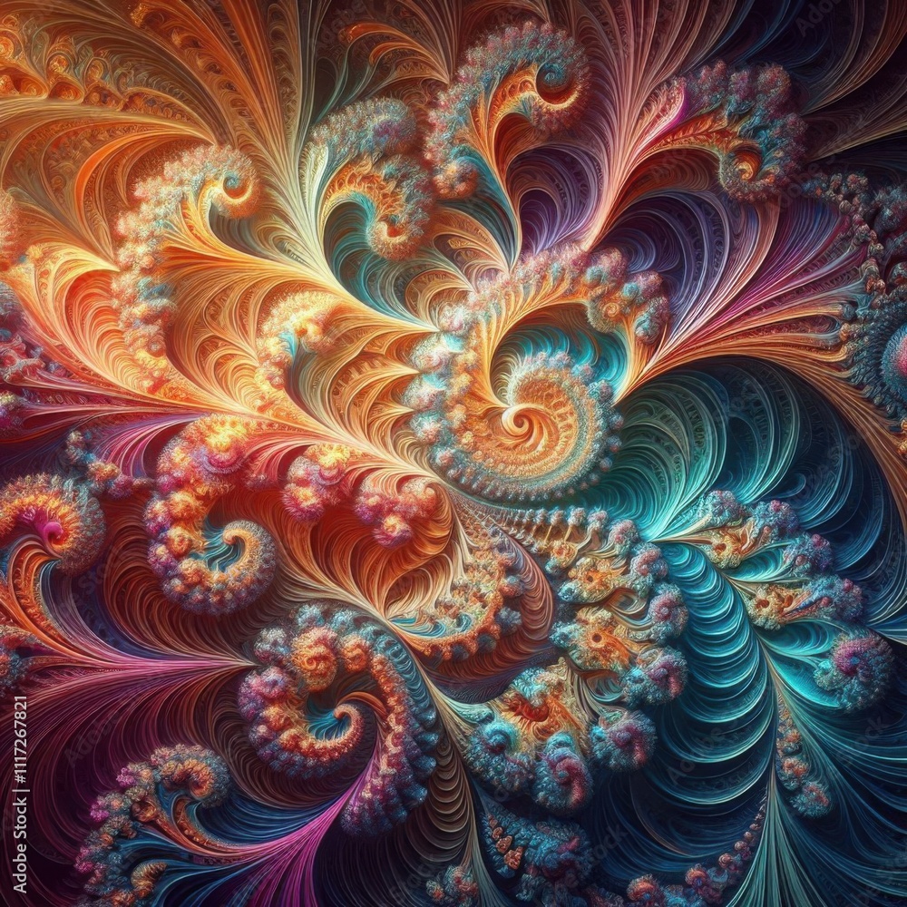 abstract fractal background abstract fractal background
