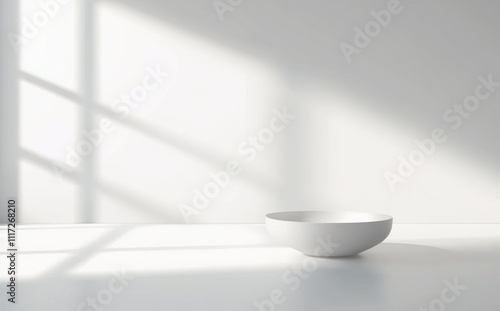 empty white bowl 