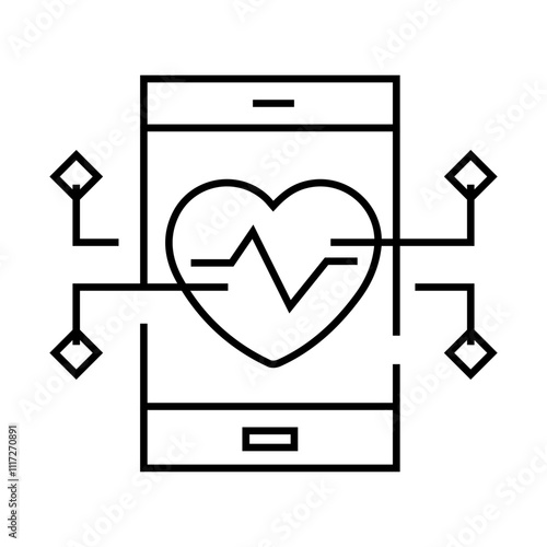 Digital Mindset – Human Head with Circuit Representing Adaptation to Technology